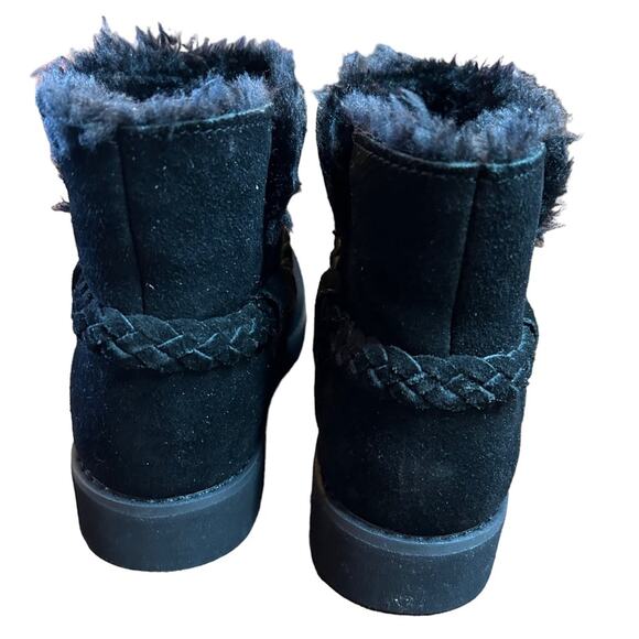 Style & Co Cold Weather Black Suede Booties NEW Size 5 - Picture 4 of 11